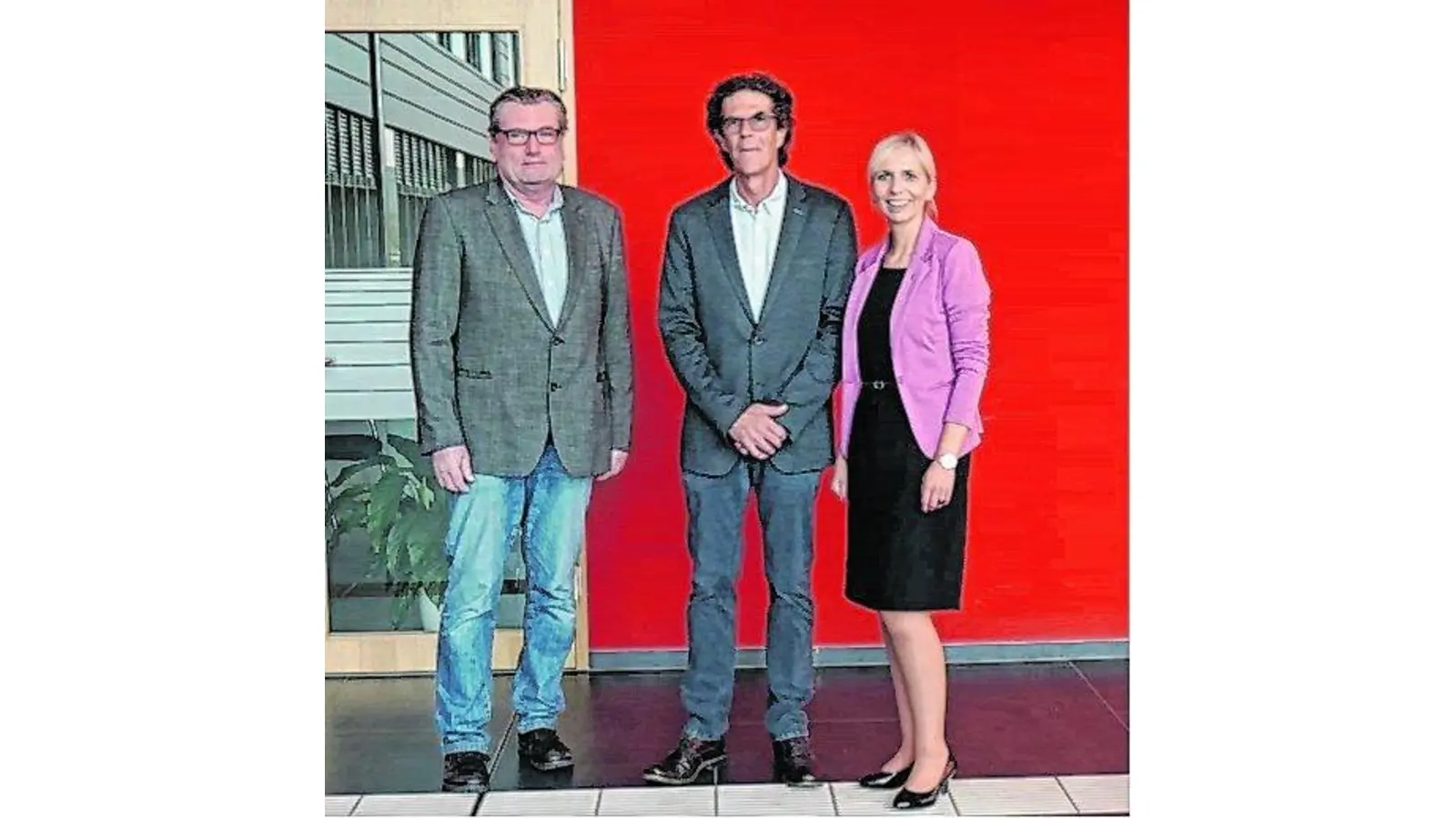 Mitarbeiter verabschieden sich von Bigalke (Foto: jb)