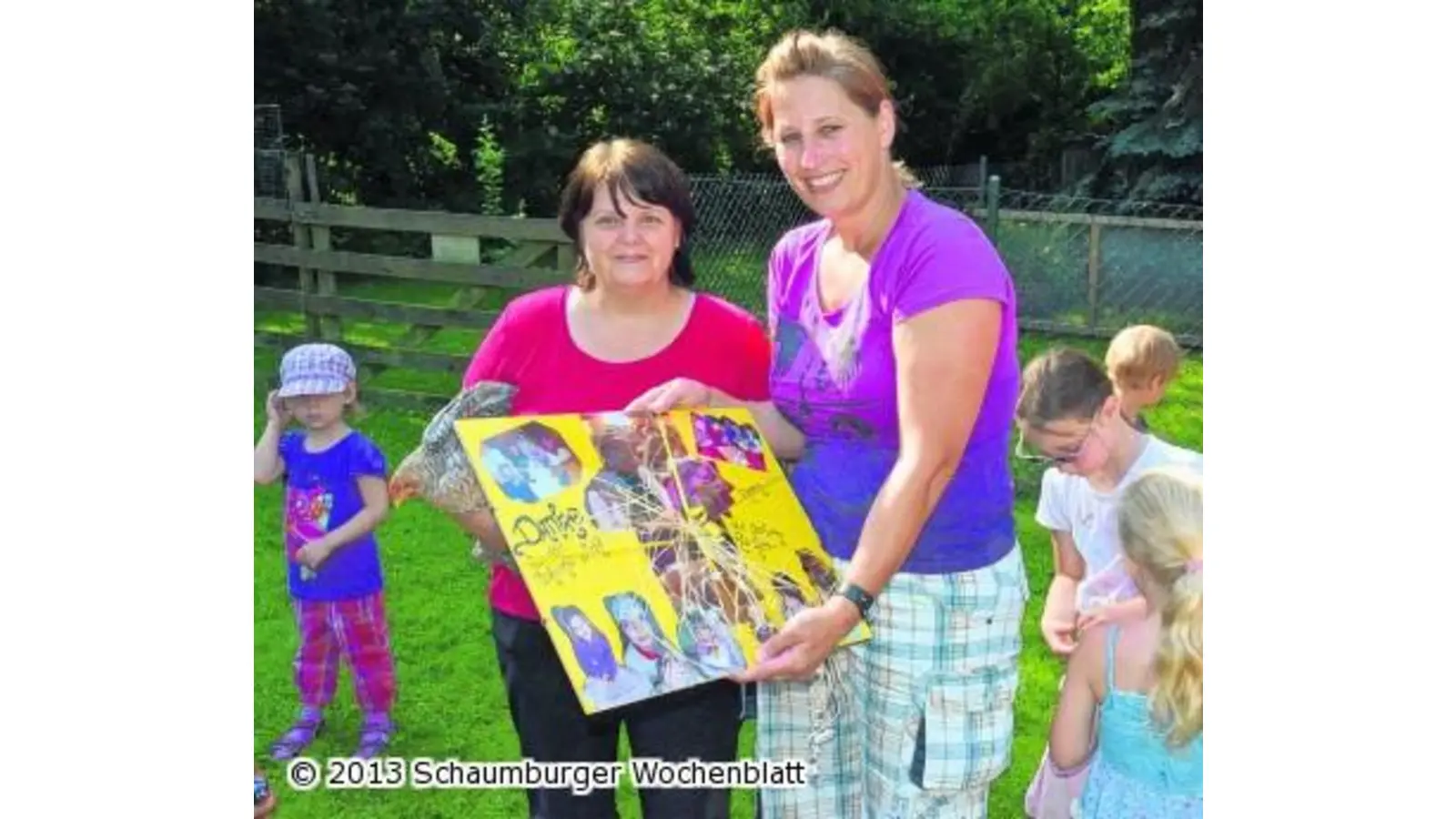 20 Kennhühner treffen auf 40 Jungen und Mädchen (Foto: bt)