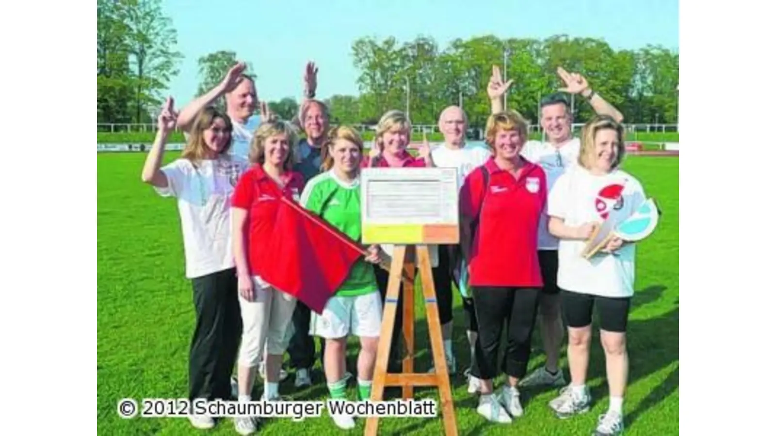 Neue Verstärkung für das VfL-Sportabzeichenteam (Foto: em)
