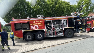 Ein Flugfeldlöschfahrzeug vom Fliegerhorst.  (Foto: privat)