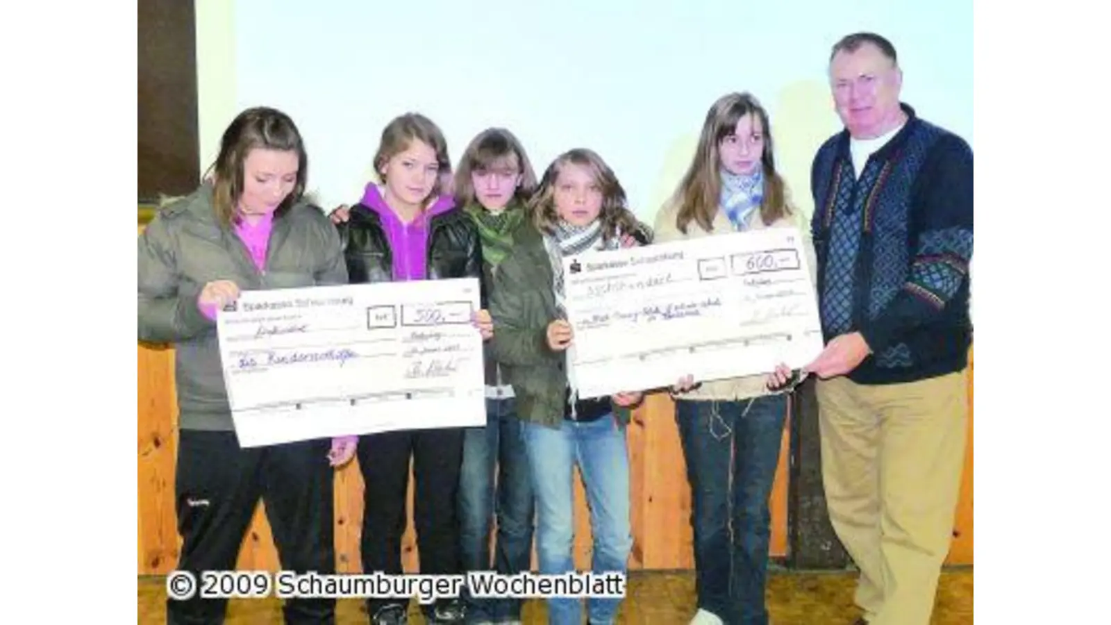 Schüler helfen mit 1100 Euro (Foto: pd)