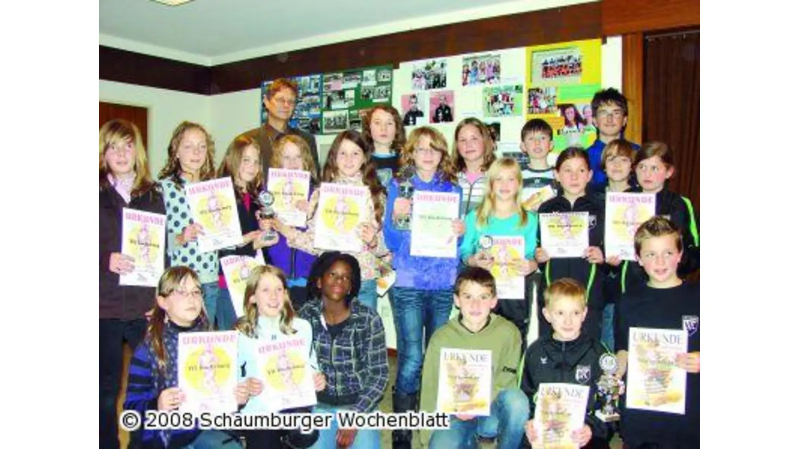 Vier Kreispokale für den VfL Bückeburg (Foto: pp)