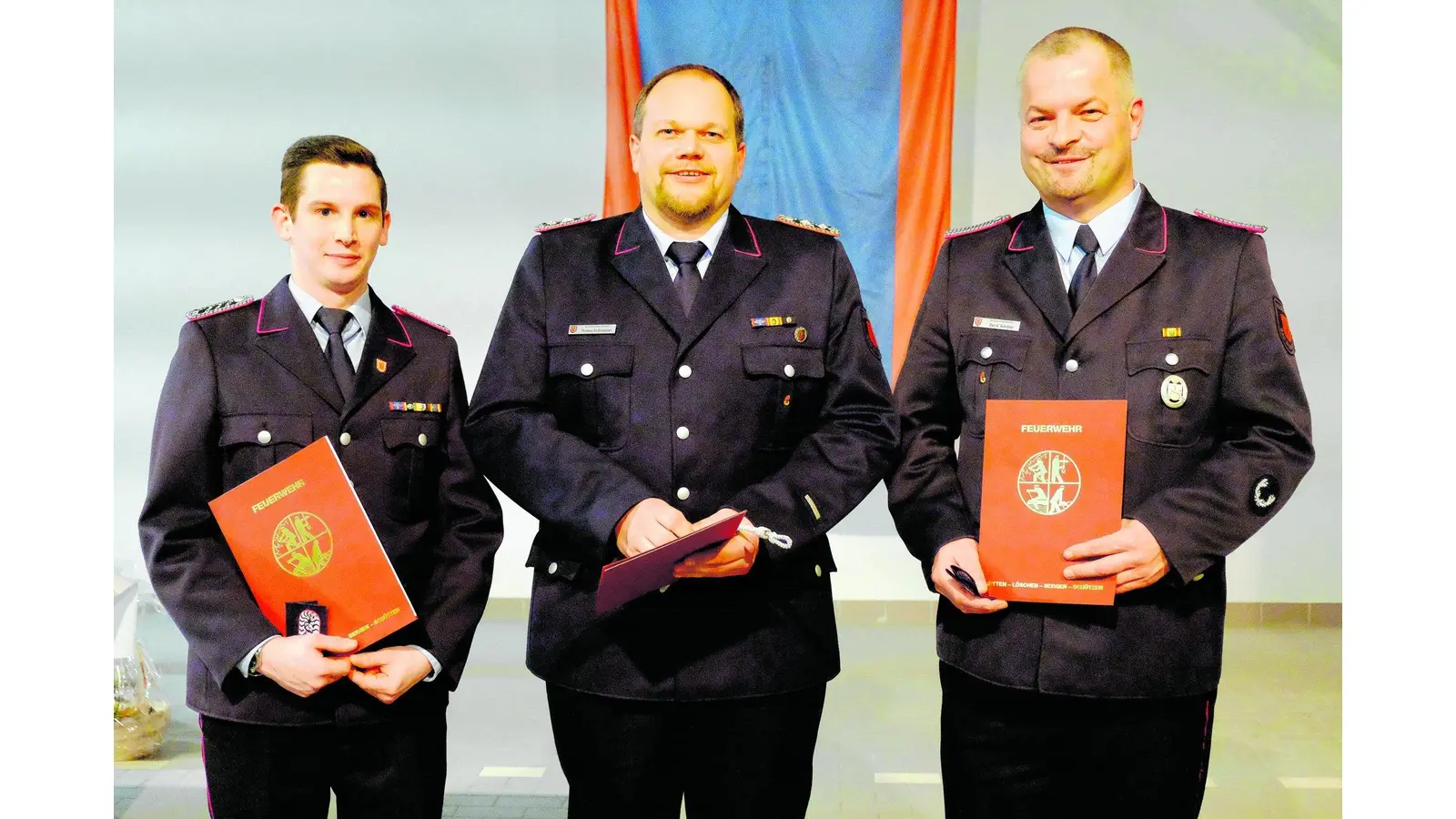 Ehrenbrandmeister trifft immer den richtigen Ton (Foto: jl)
