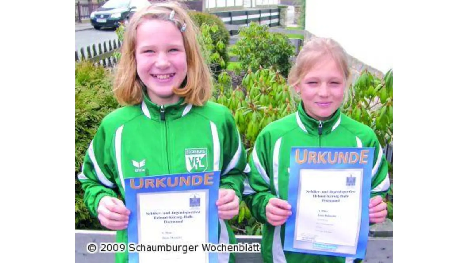 Merle Homeier und Luna Bulmahn trumpfen groß auf (Foto: pp)
