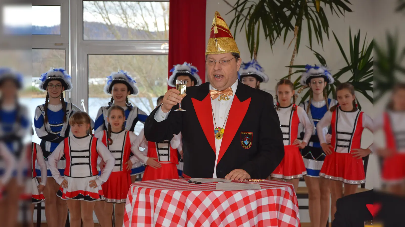 Sebastian Westphal freut sich auf die nächste Prunksitzung des Karnevalsverein, die im Saal der „Speisekammer 1583” stattfinden wird. <br> (Foto: ste)