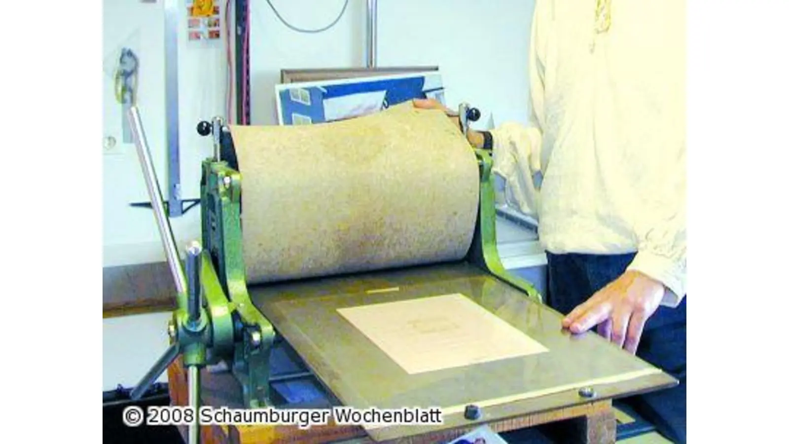 Druckgrafik-Kurs bei der Volkshochschule (Foto: km)
