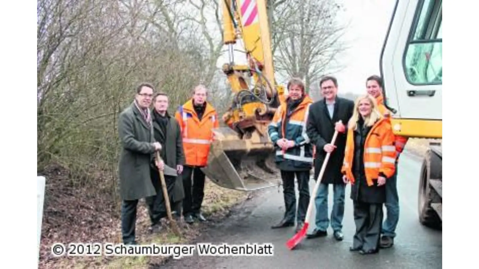 Verkehrsstaatssekretär beim Baubeginn vor Ort (Foto: red)