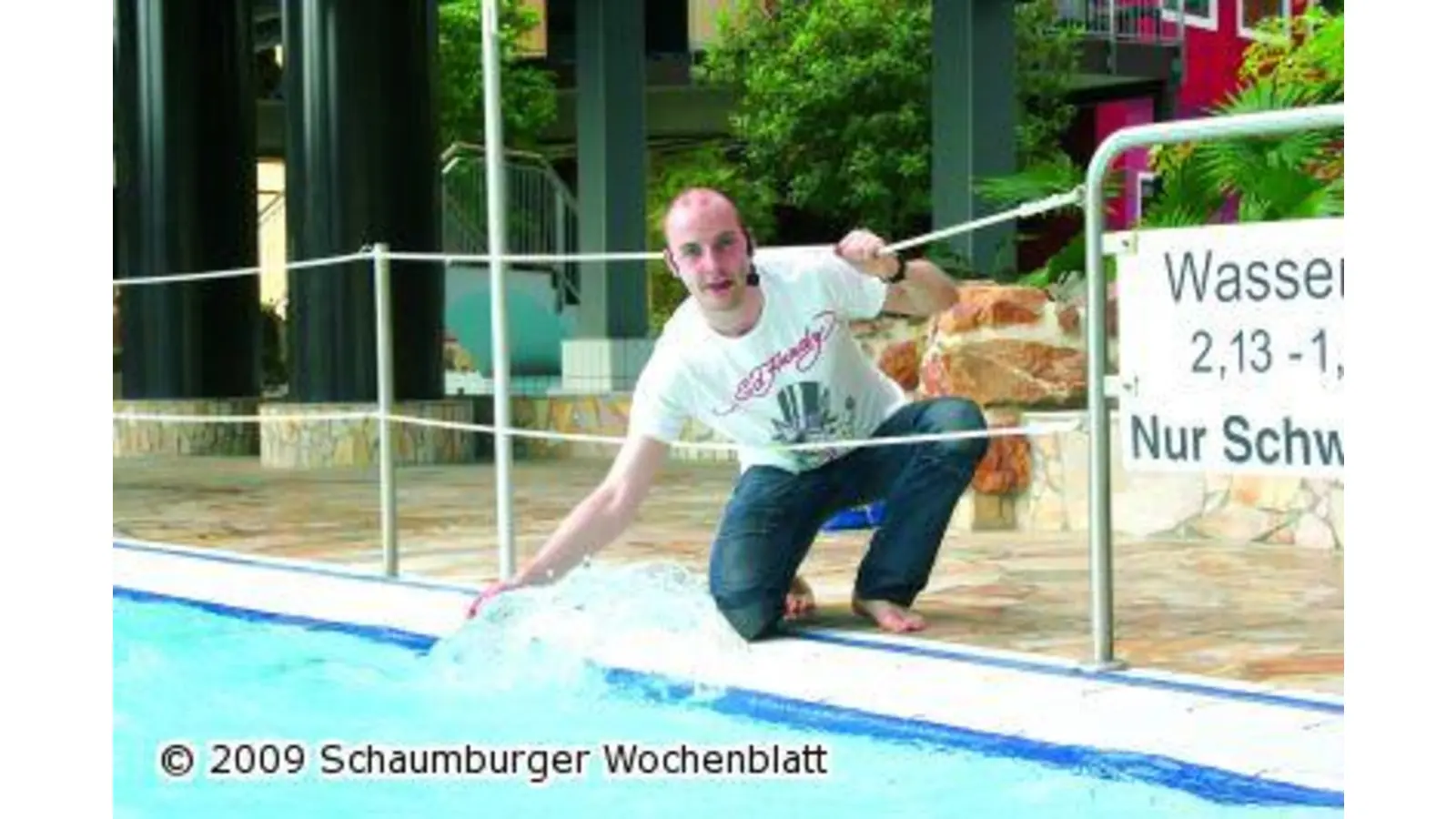 Im Wasser Kraft und Ausdauer trainieren (Foto: ih)