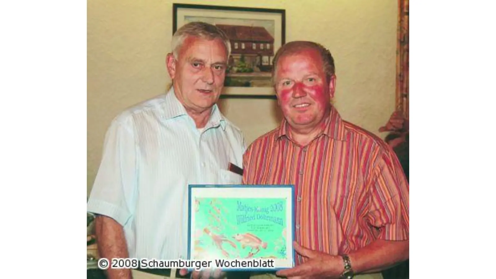 Wilfried Döhrmann ist Matjes-König (Foto: wtz)