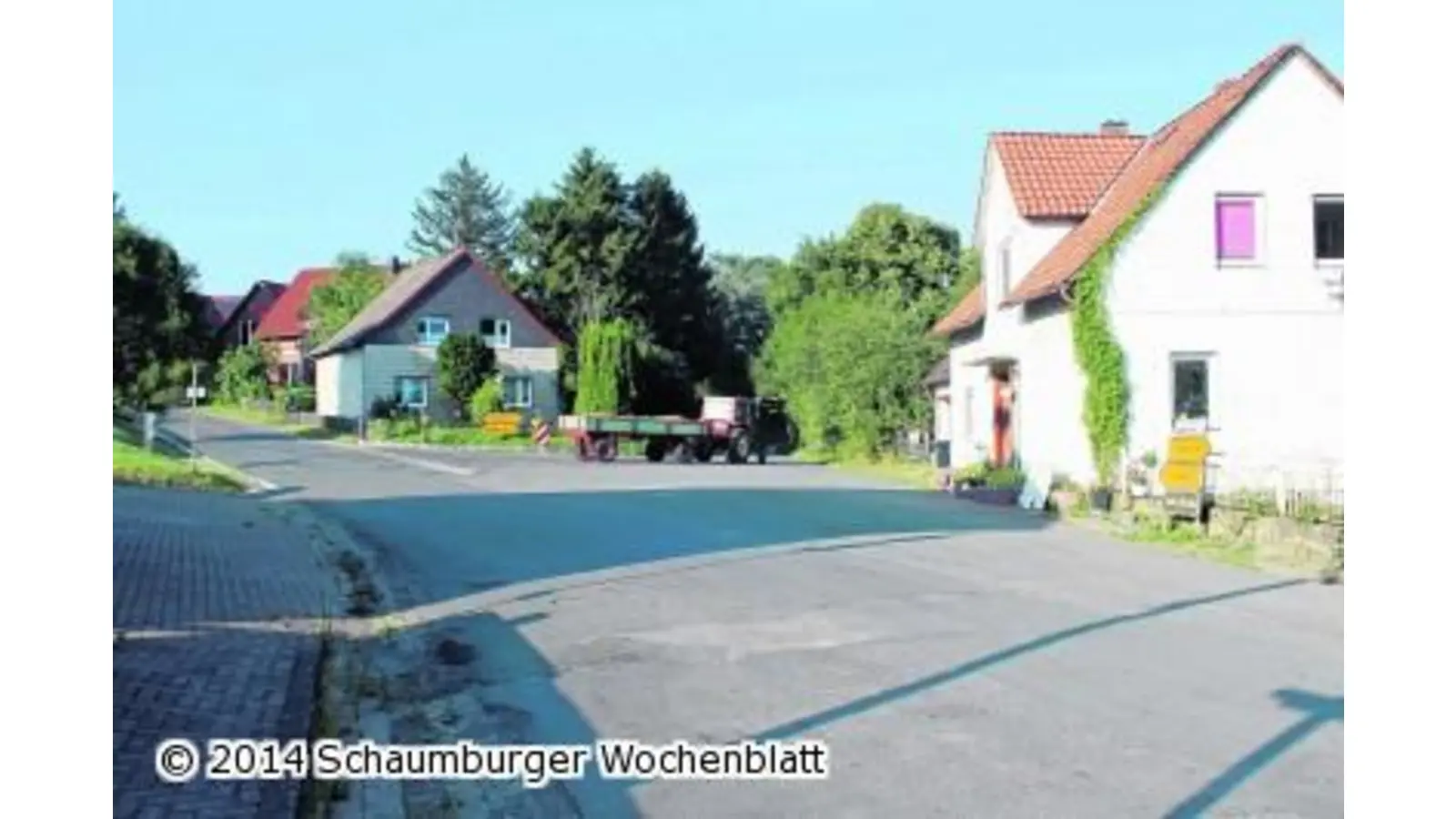 Klein Holtensener fordern eine Verkehrsberuhigung (Foto: us)