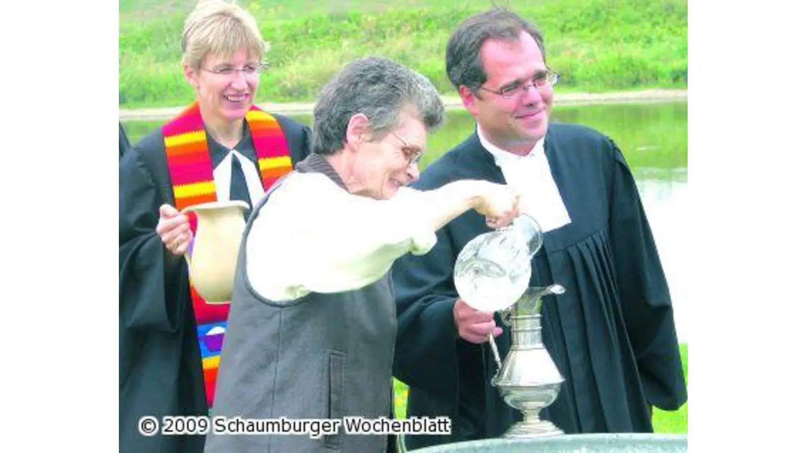 Wasser war den ganzen Tag über präsent (Foto: km)