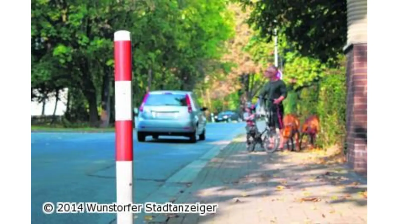 Amtsstraße nur gering belastet (Foto: tau)