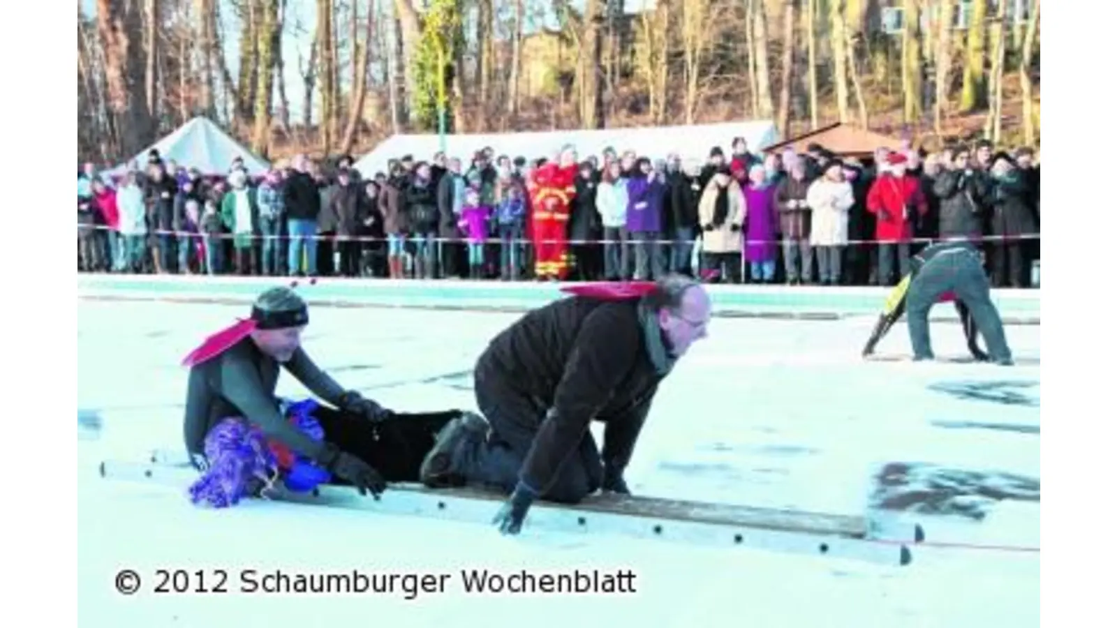 Mit Eisbärenmütze auf Rettungsmission (Foto: bb)
