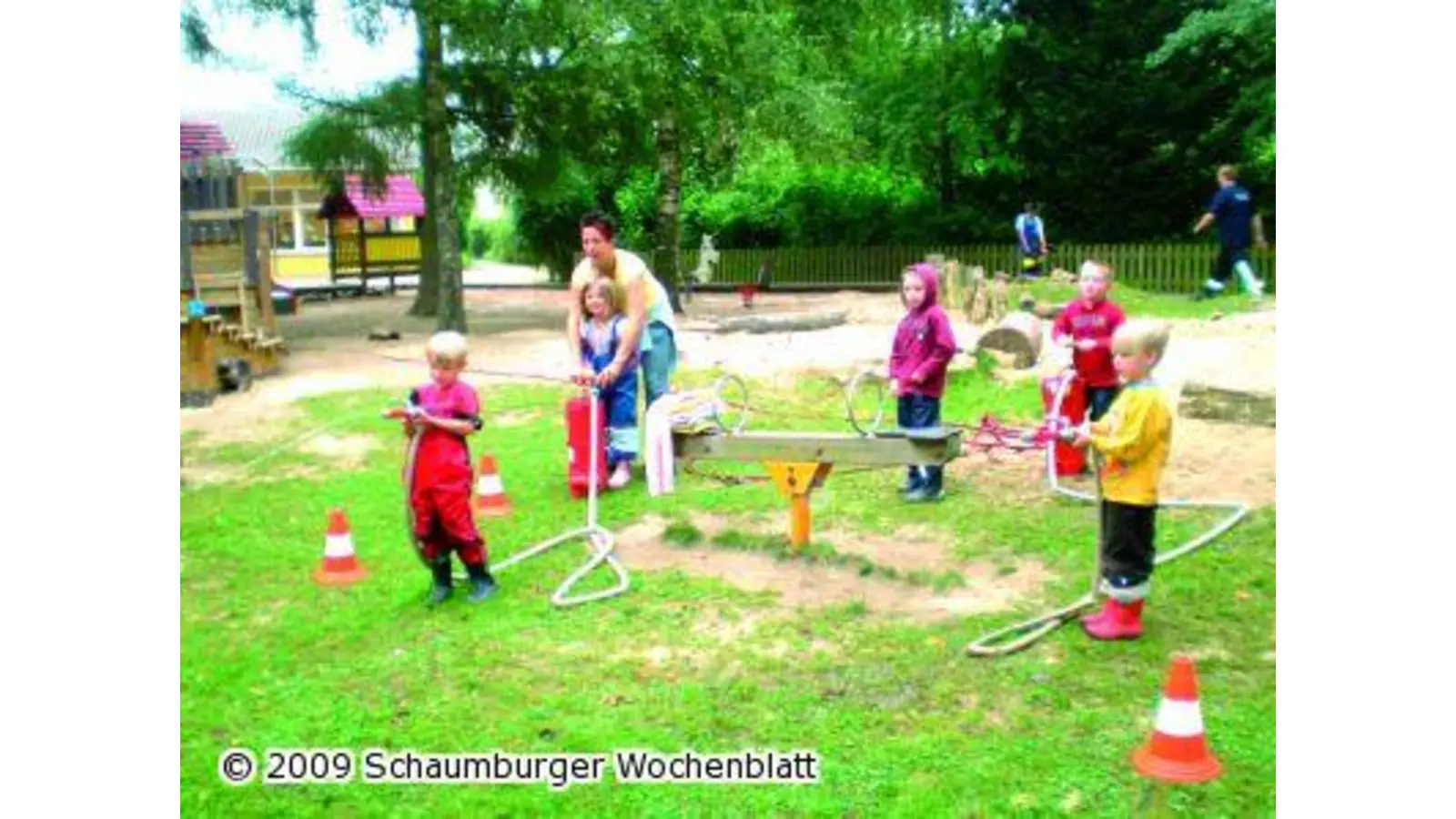 Feuerwehr besucht den Kindergarten (Foto: red)