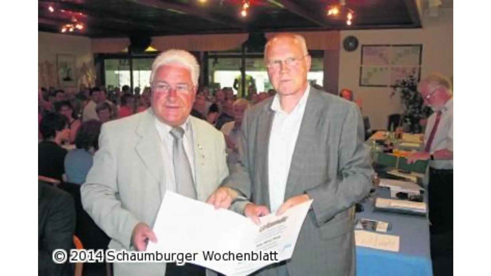 Dieter Fischer noch einmal im Amt bestätigt (Foto: bb)
