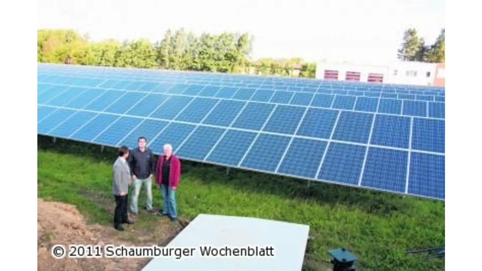 Der Solarstrompark ist ab sofort am Netz (Foto: gi)