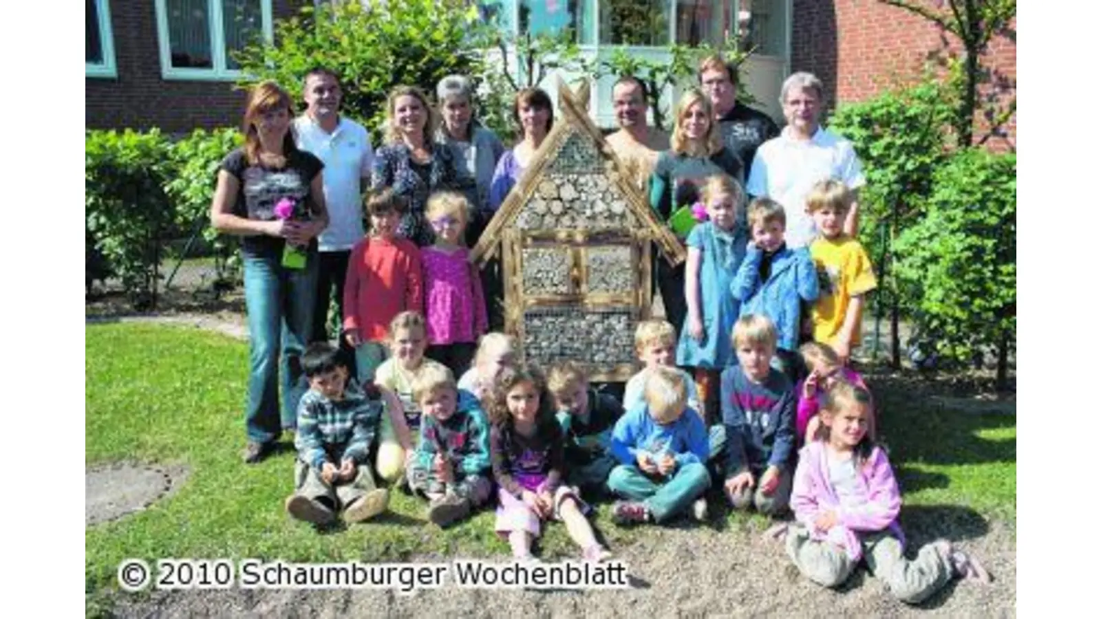 Kleine Insekten ziehen in großes Haus (Foto: rp)