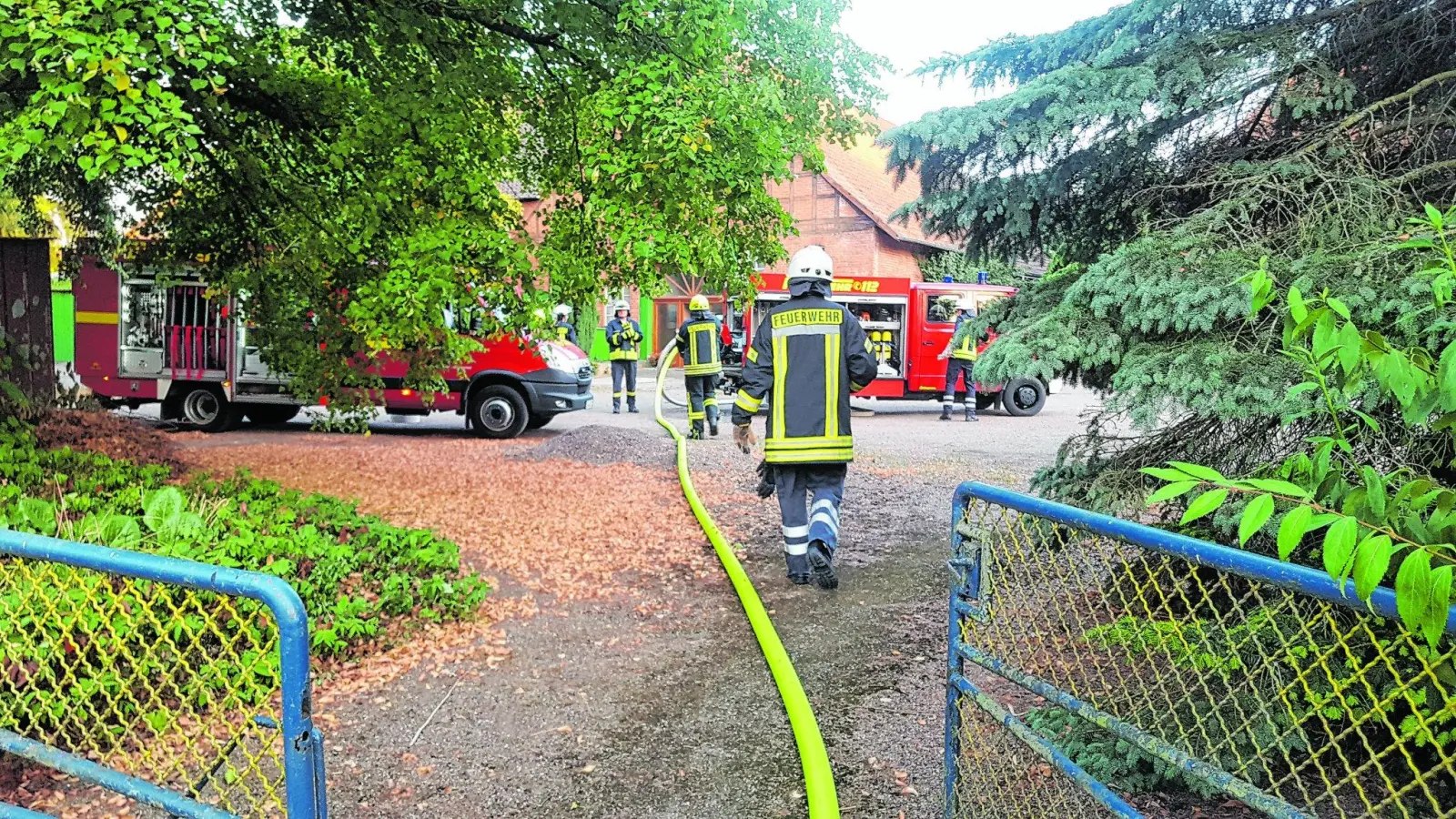 Gasaustritt an einem Flüssiggastank (Foto: red)