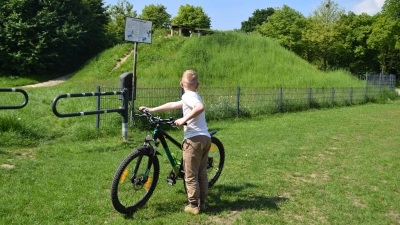 Fabian (7) ist enttäuscht vom Dirt Park. (Foto: ab)