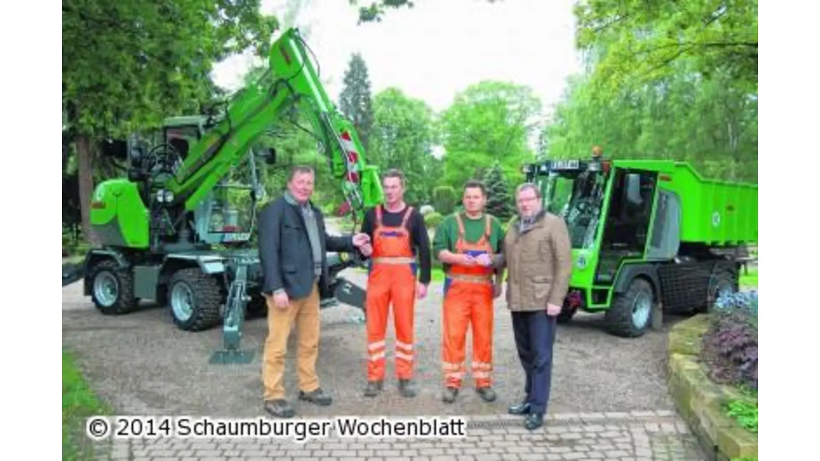 Neue Fahrzeuge für die Friedhofspflege (Foto: ste)