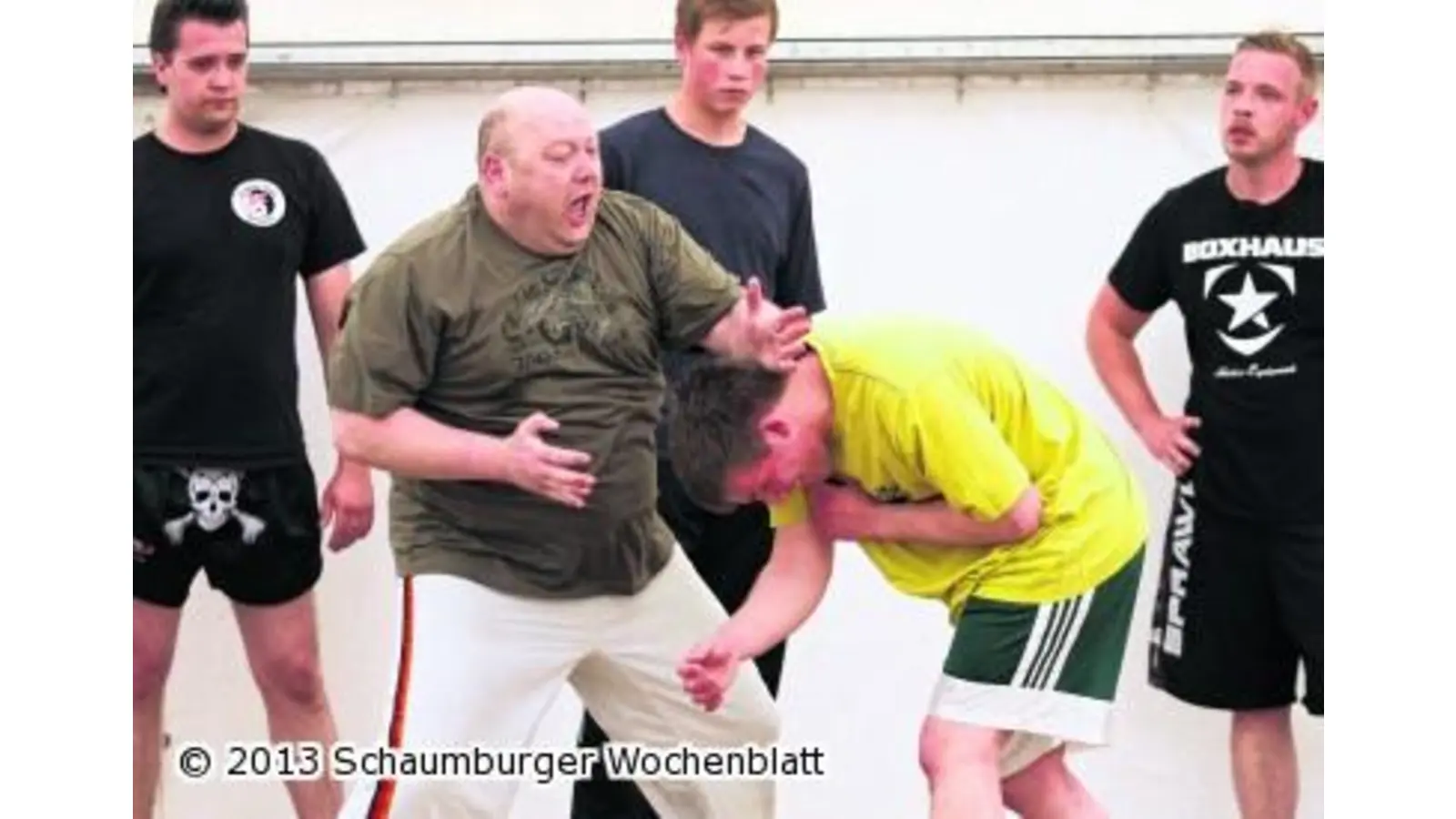 Die SG Rodenberg feiert mit Hunderten von Gästen (Foto: bb)