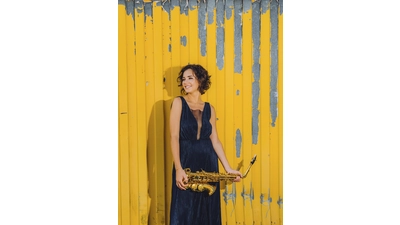 Asya Fateyeva ist im Rathaussaal zu Gast. (Foto: Jewgeni Roppel)