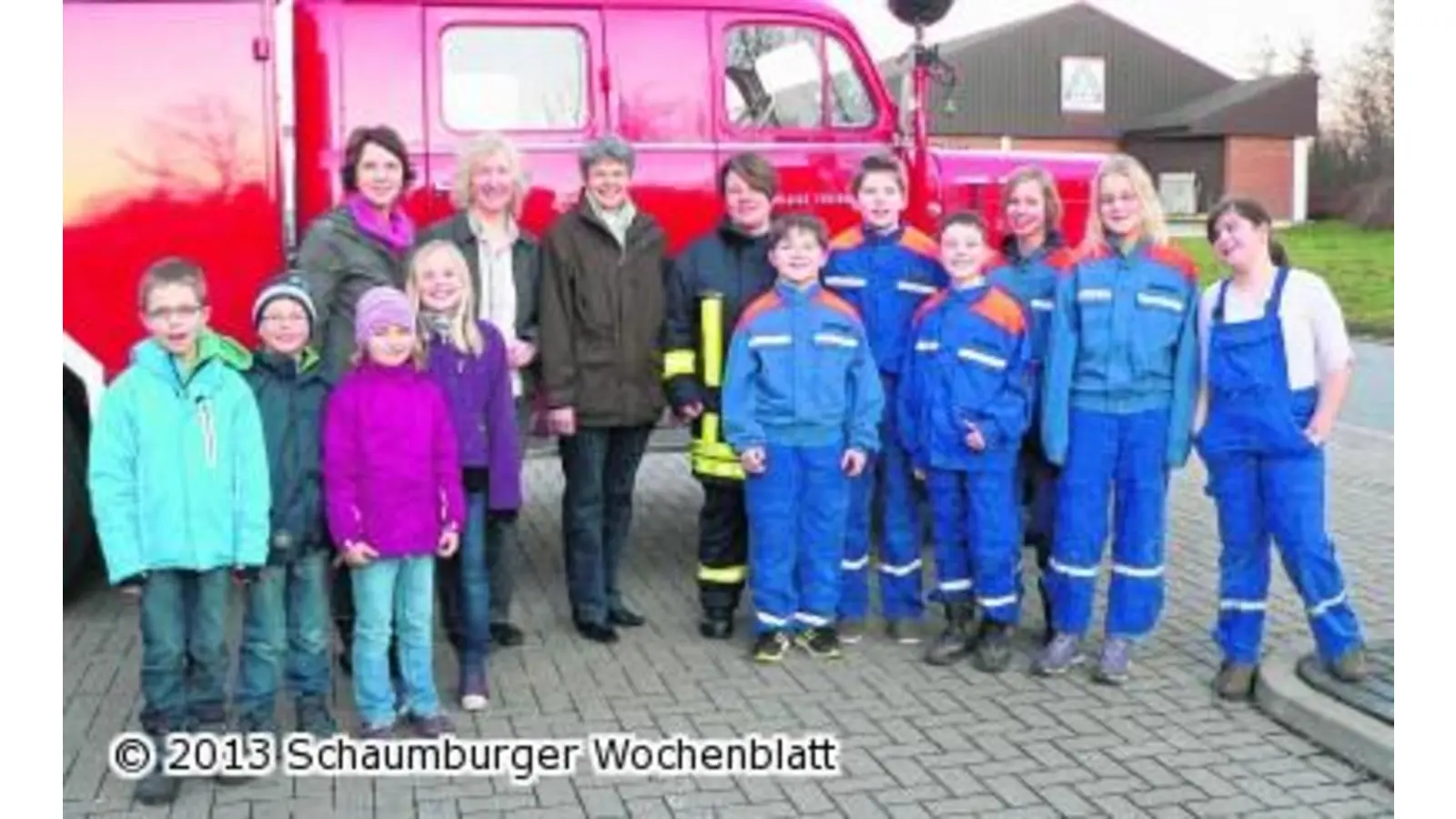 Eine Spende für Feuerwehr-Nachwuchs (Foto: al)
