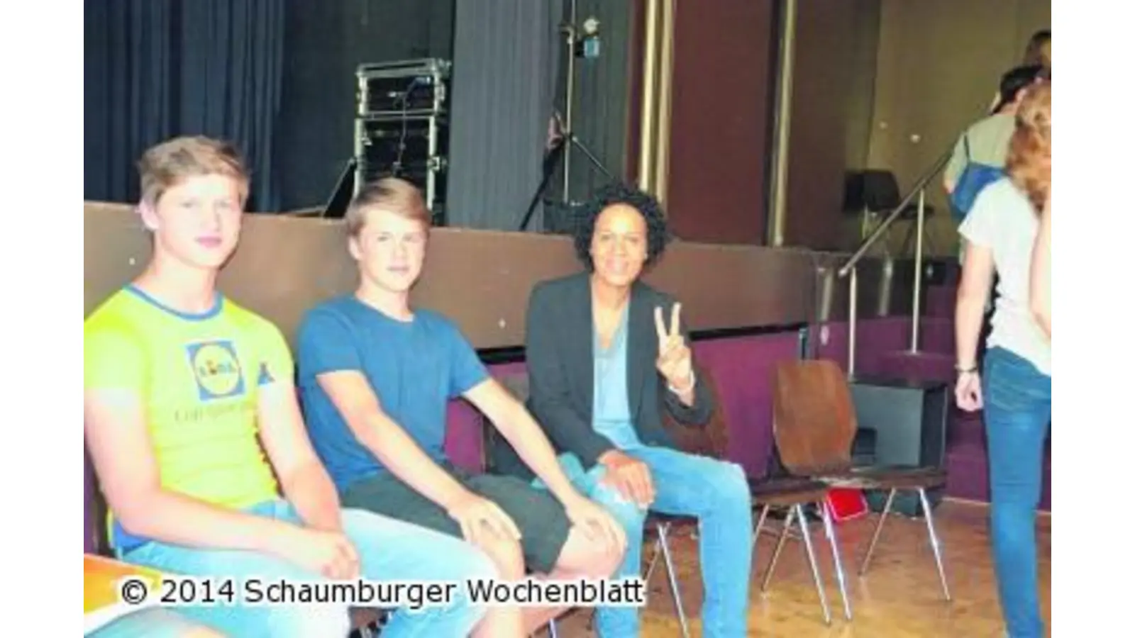 Nenndorfer Schüler stärken die Demokratie (Foto: em)