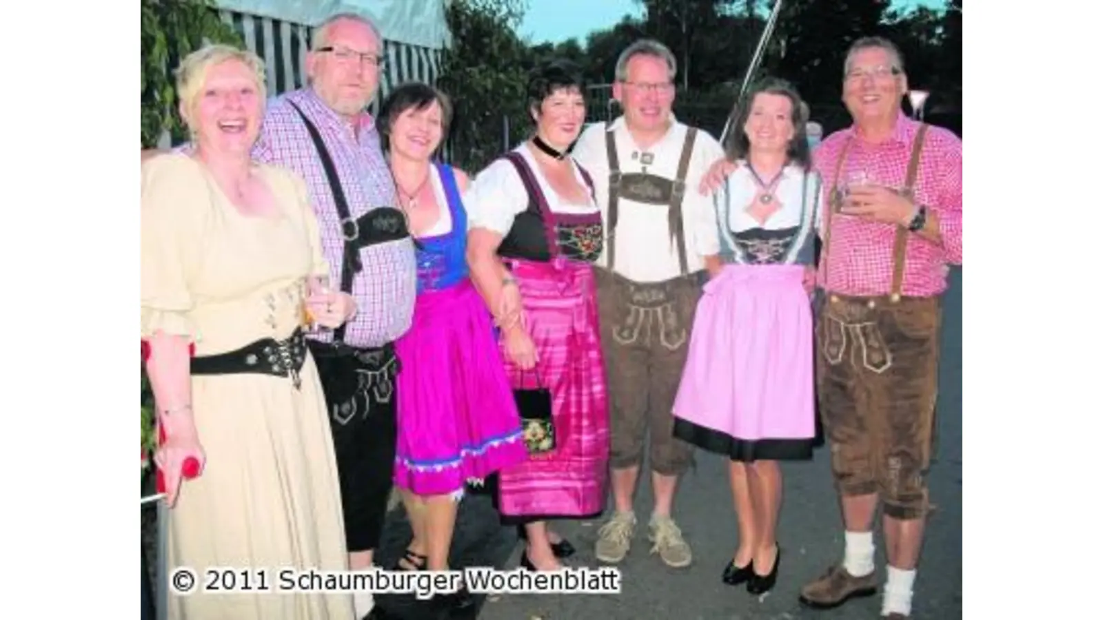 Feuerwehr feiert auf bayerische Art (Foto: wtz)