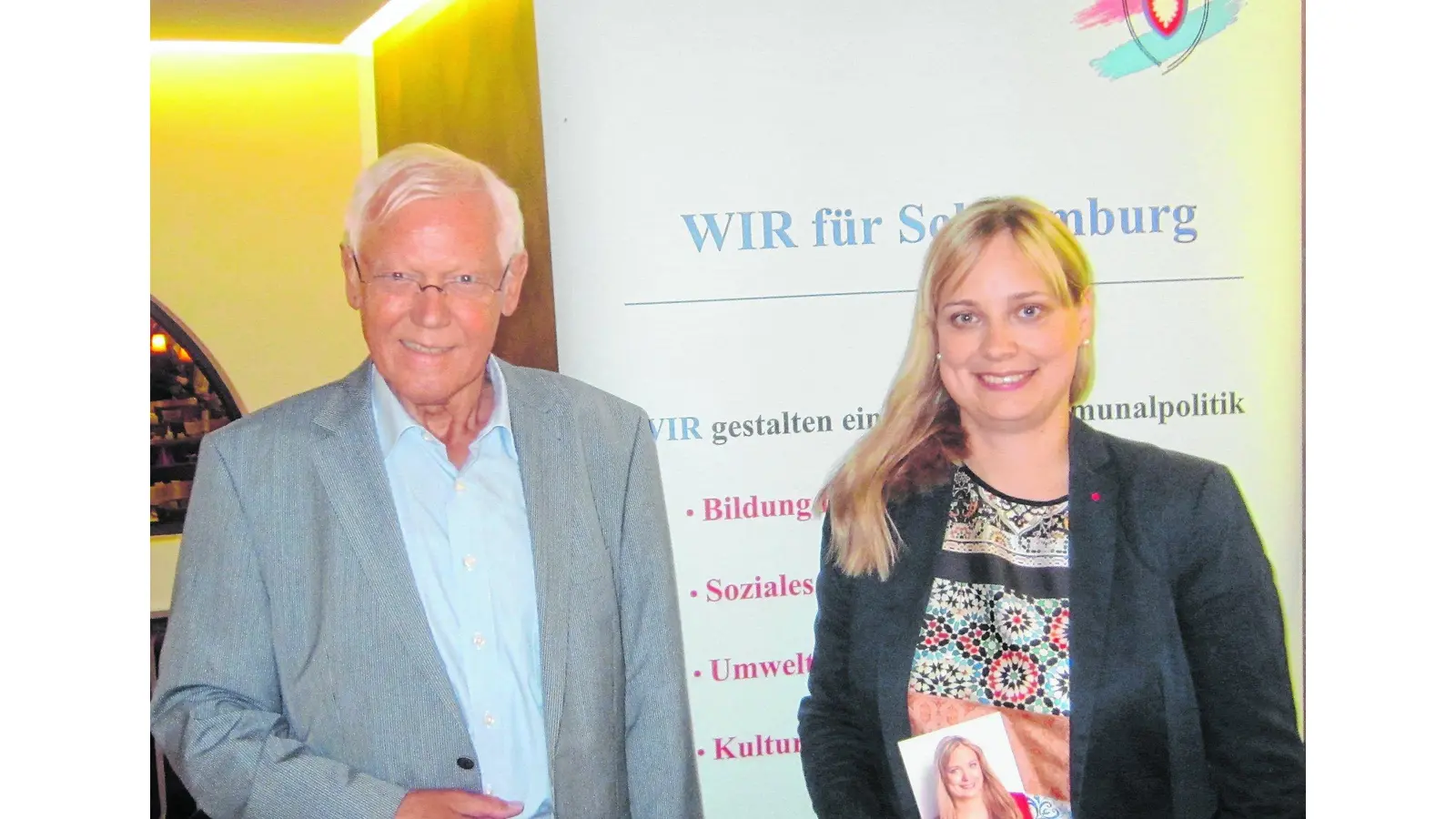 Bundestagskandidatin stellt sich vor (Foto: bb)