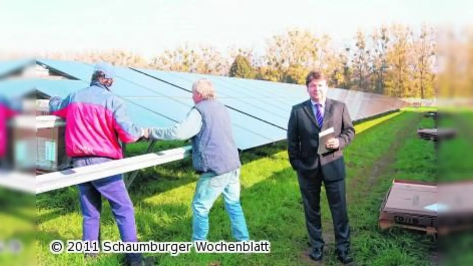 Solarstrom für rund 350 Zweifamilienhäuser (Foto: red)