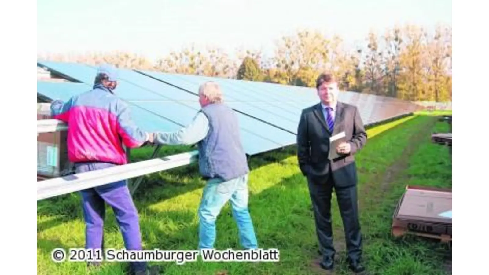 Solarstrom für rund 350 Zweifamilienhäuser (Foto: red)