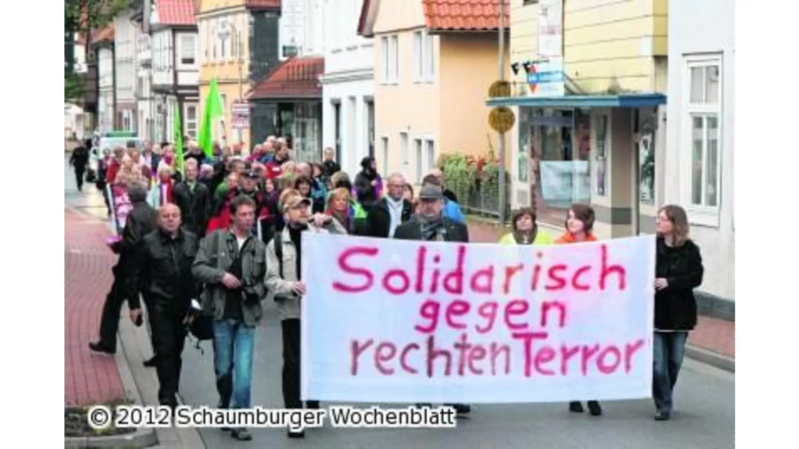 Demokraten zeigen in Rodenberg Solidarität (Foto: bb)