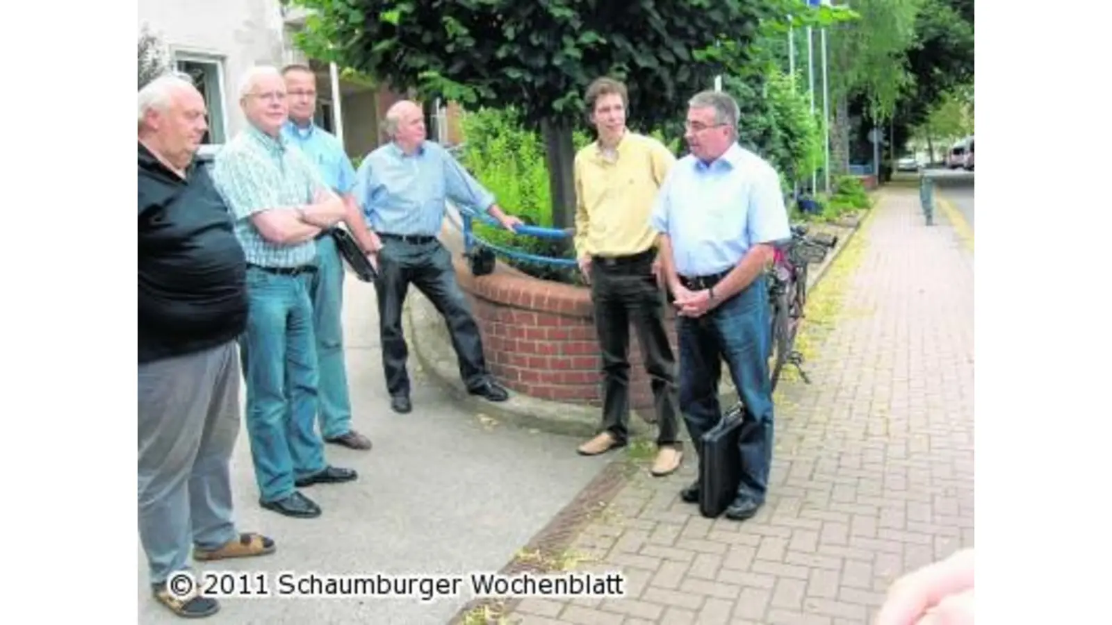 CDU Kreistagsfraktion vor Ort bei der Lebenshilfe Rinteln (Foto: em)