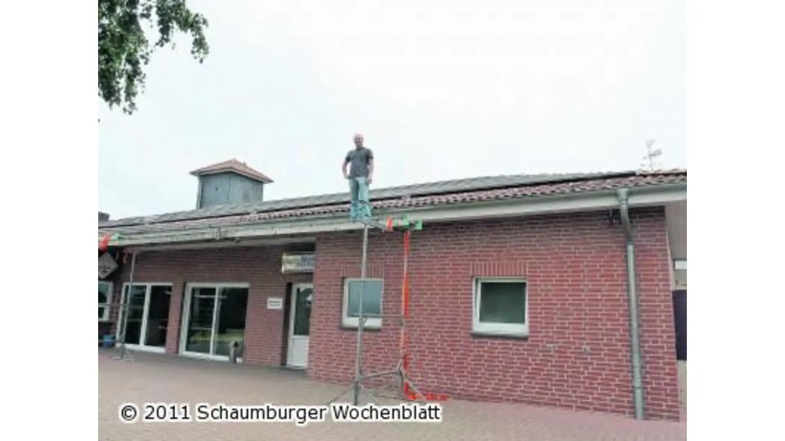 Solaranlage auf Sportheimdach (Foto: pd)