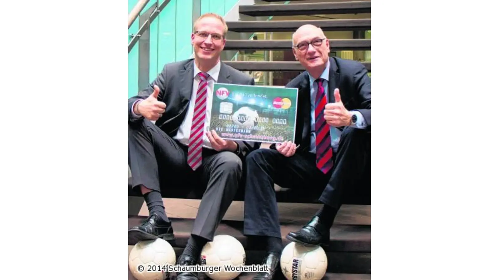 Fußballer zahlen jetzt mit eigener Kreditkarte (Foto: red)