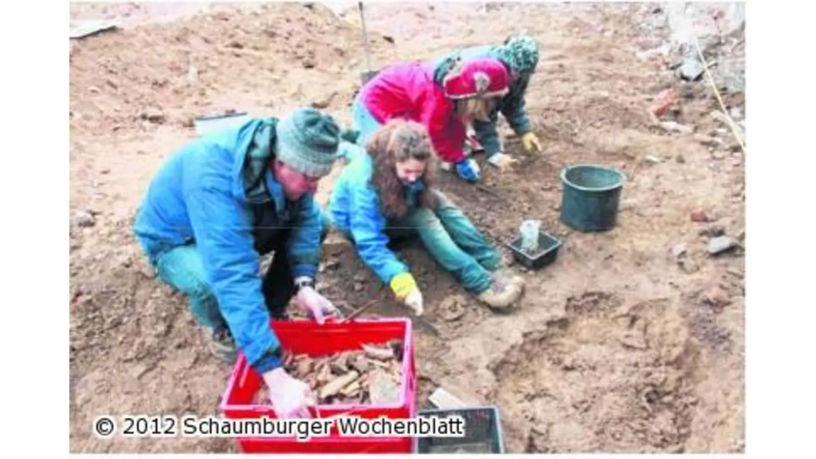 Fette Beute bei Ausgrabungen in der Stadt (Foto: red)