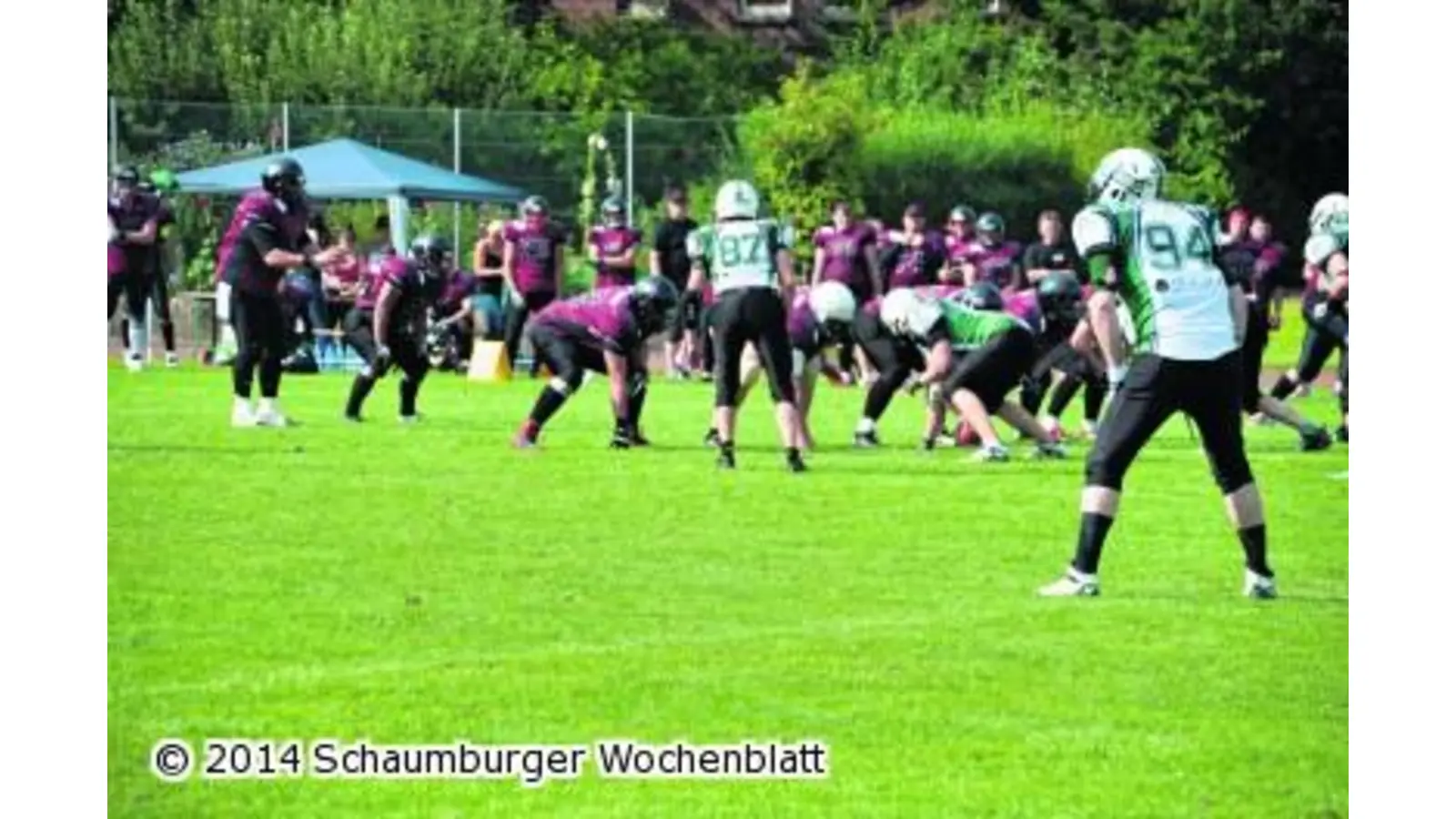 Die Rangers müssen sich gegen starken Angriff wehren (Foto: mk)