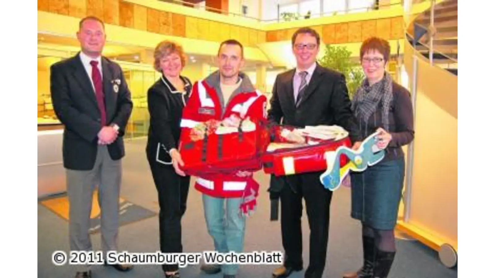 Neuer Notfall-Rucksack für DRK-Ortsverein (Foto: red)
