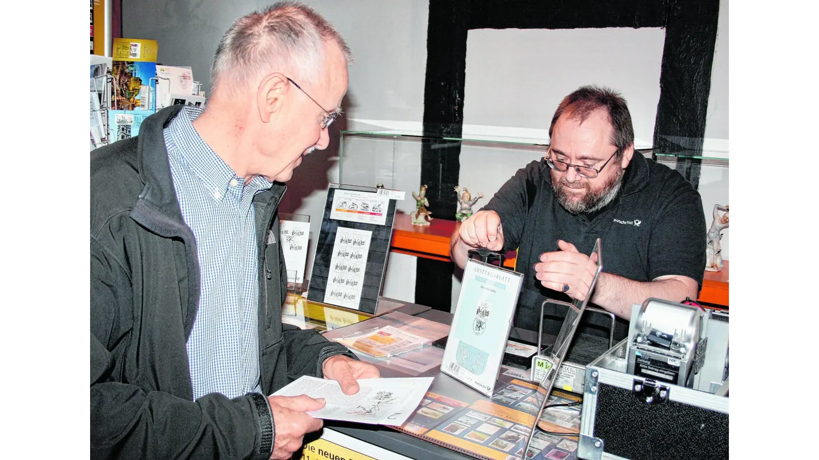 Großes Interesse am Sonderstempel (Foto: pp)