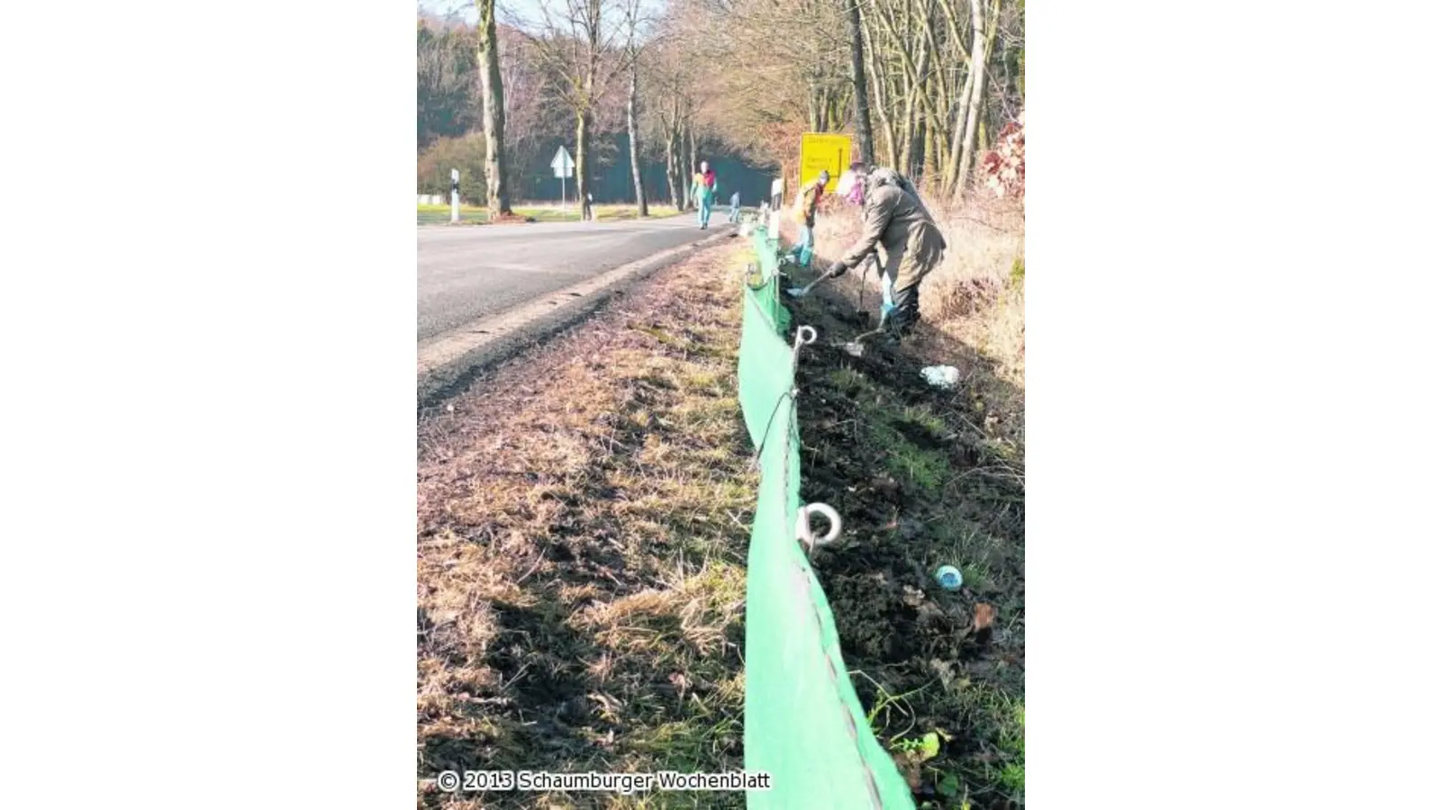 Nabu-Vorstand trotzt dem schlechten Wetter (Foto: red)
