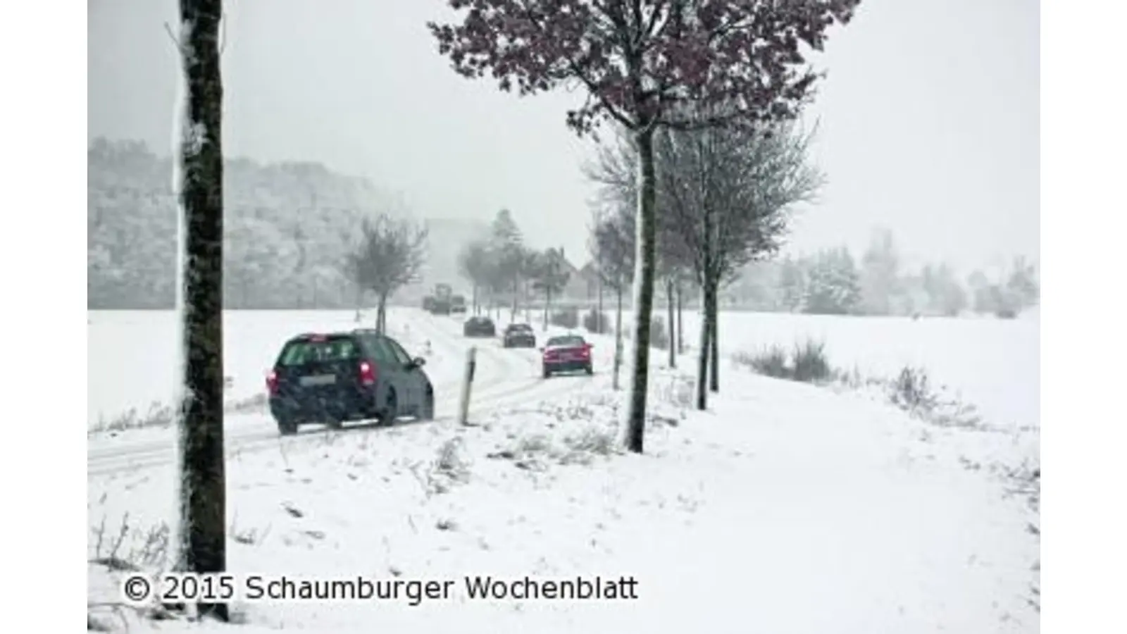 Wintereinbruch überrascht die Autofahrer (Foto: jl)