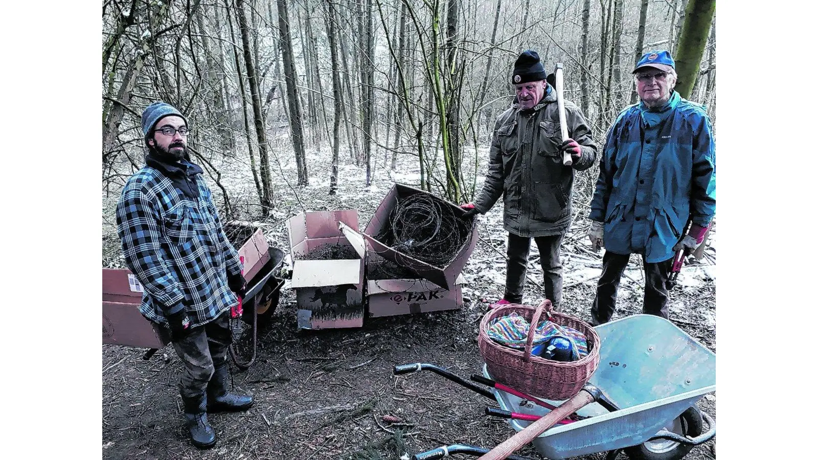 Aktiv direkt vor Ort (Foto: jb)