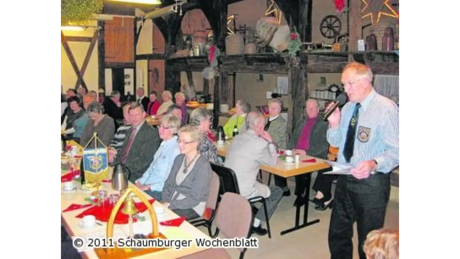 Seemänner feiern im Bauernhaus (Foto: wtz)