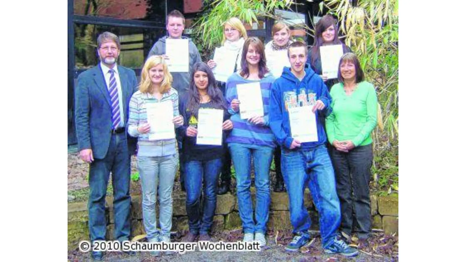 Schüler erwerben Zertifikat (Foto: em)