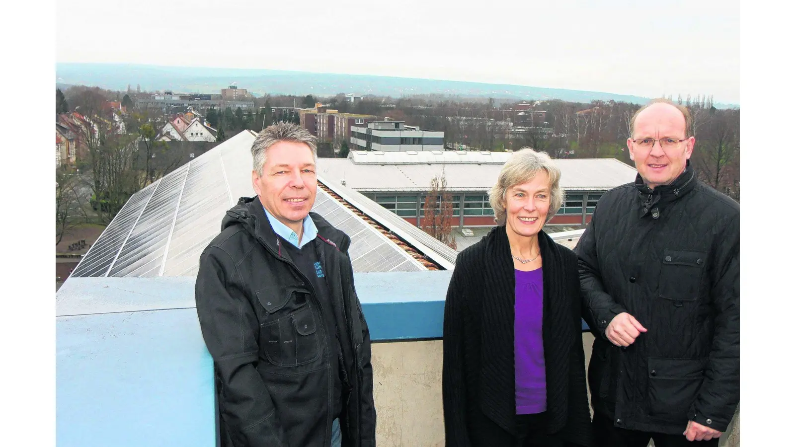Umweltfreundlicher Strom vom Schuldach (Foto: bb)