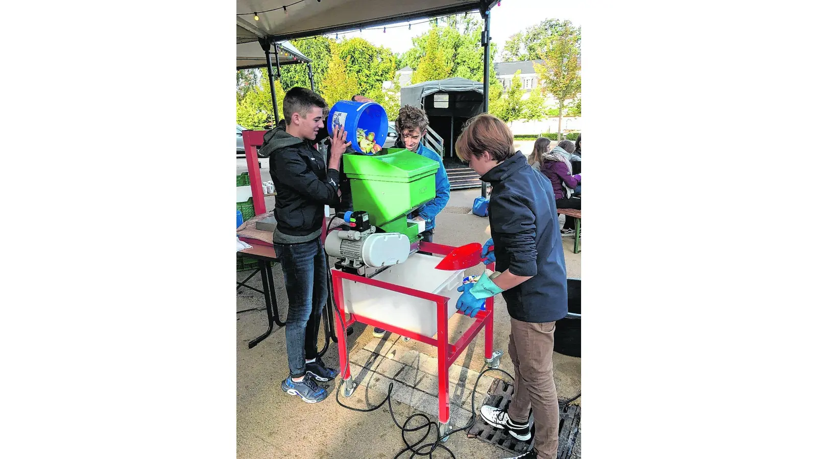 Frisch gepresste Leckerei zum Weltkindertag (Foto: red)