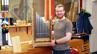 Bundessieger im Orgelbau: Ben Sedrik Oelke. (Foto: gk)