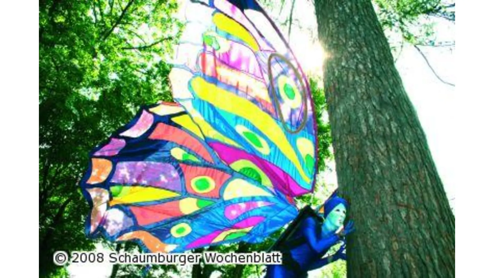 Mit Fabelwesen auf Tuchfühlung (Foto: mr)