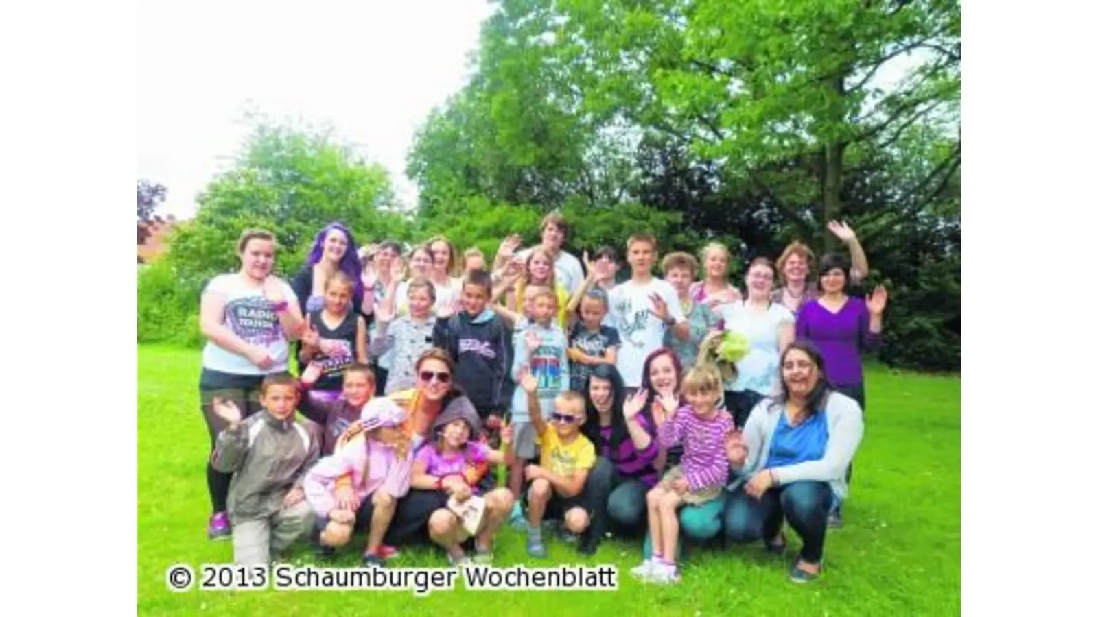 Kinderlachen zwischen Seifenlauge und Obstspießen (Foto: em)